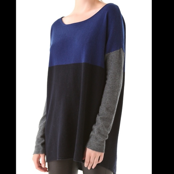 Vince Sweaters - VINCE Cashmere Blend Color Block Sweater EUC S